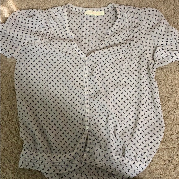 Pins and Needles Bow Tie button down - Picture 1 of 2